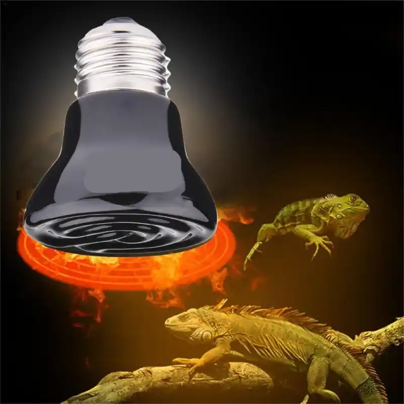 E27 Ceramic Infrared Pet Heater Bulb For Reptiles 25w100w 220v