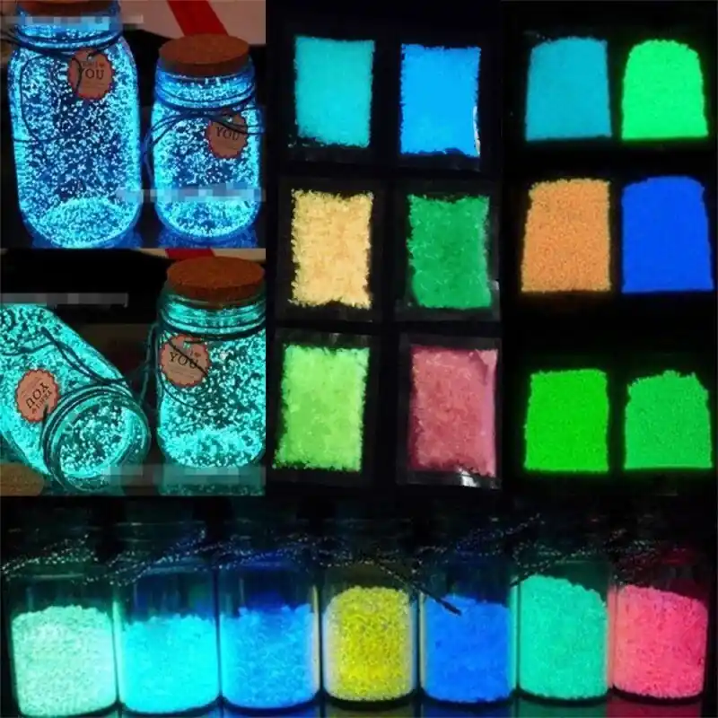 Glowing Aquarium Pebbles Luminous Colorful Sand For Fish Tank Decorations