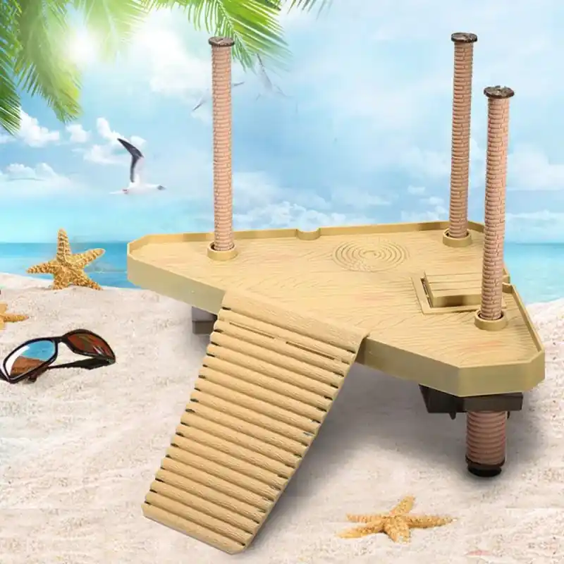 Reptile Floating Basking Pier Turtle Aquarium Decor Amphibian Tank Ornaments