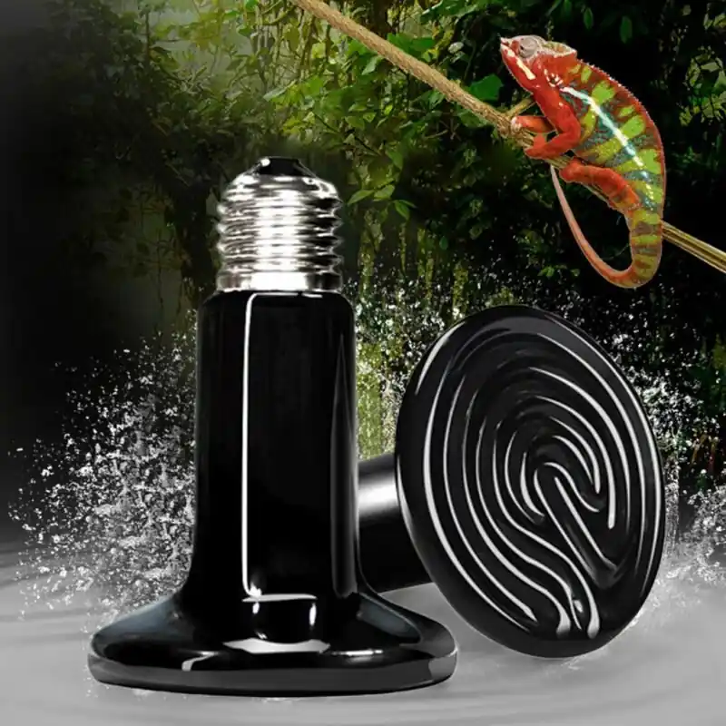 Pet Reptile Infrared Ceramic Heating Lamp 50200w Temperature Control 220v240v
