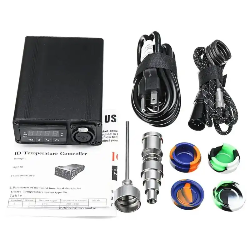 Titanium Alloy Enail Kit With Temperature Control For Aromatherapy Oil