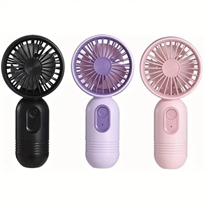 Portable Usb Rechargeable Mini Fan 3 Speeds Perfect For Travel Camping
