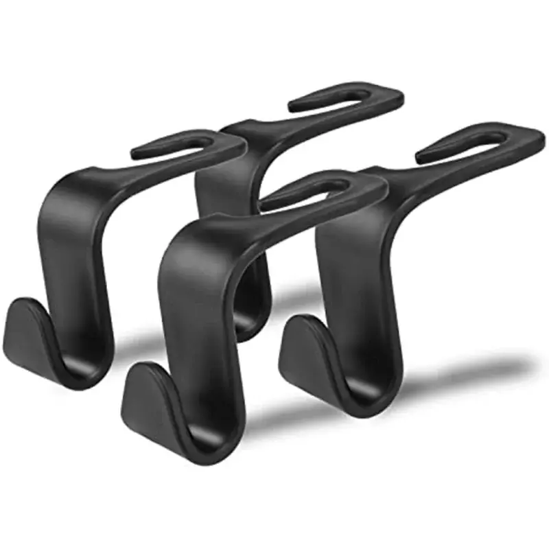 Auto Car Seat Headrest Hook Hangers 4pack Storage Organizer For Bags Coats Umbrellas