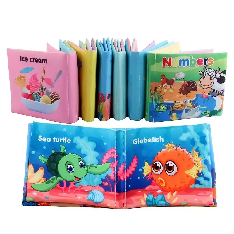 Diikamiiok Toddler Educational Cloth Books For Early Learning Cognitive Growth
