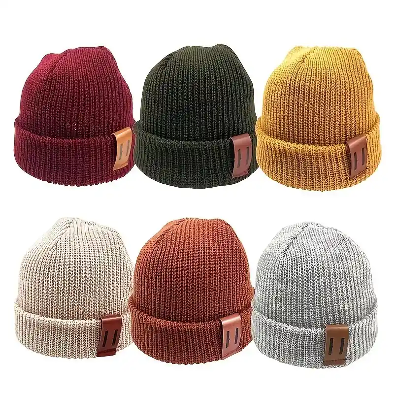Infant Toddler Knitted Beanie Warm Winter Hat For Baby Boys Girls