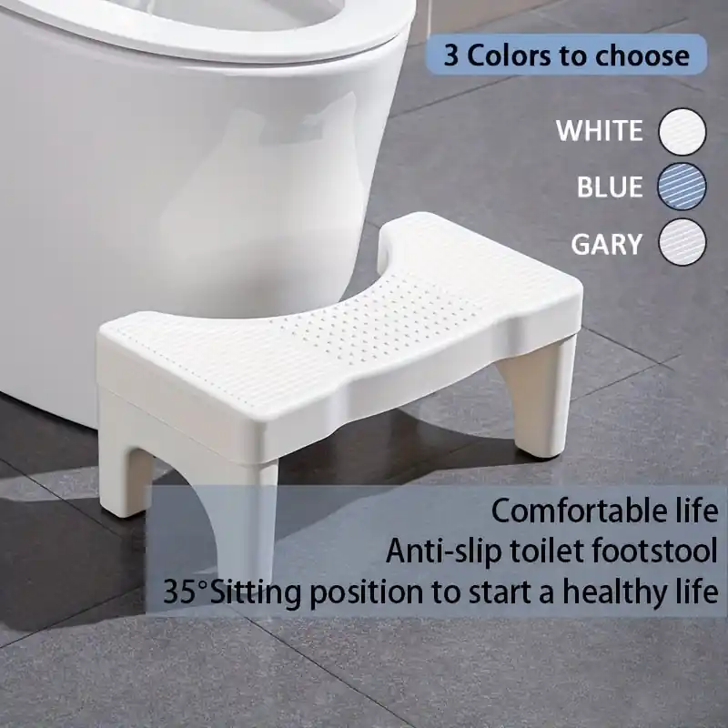 7 Heavyduty Portable Toilet Foot Stool Nonslip Potty Aid For Adults