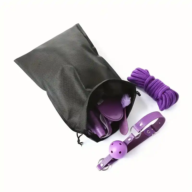 Portable Mesh Drawstring Bag For Adult Toy Storage Indooroutdoor Accessories