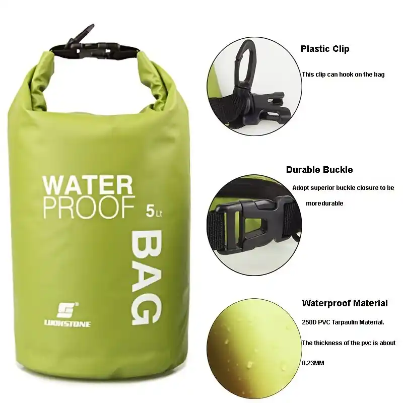 Waterproof Dry Bags For Kayaking Boating Camping Fishing Assorted Colors