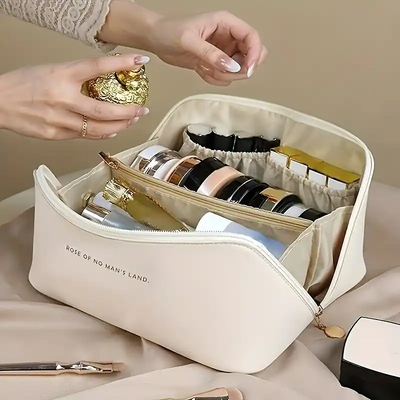 Travelfriendly Largecapacity Lightweight Makeup And Toiletry Bag Portable