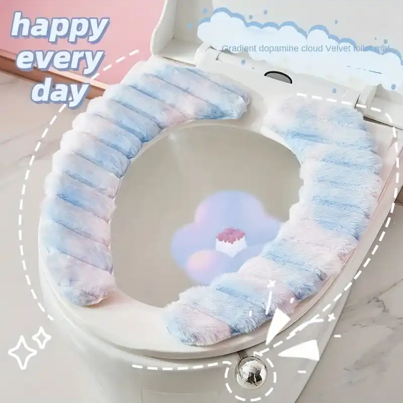 Waterproof Thickened Toilet Seat Cushion Dopamine Cover For Autumnwinter