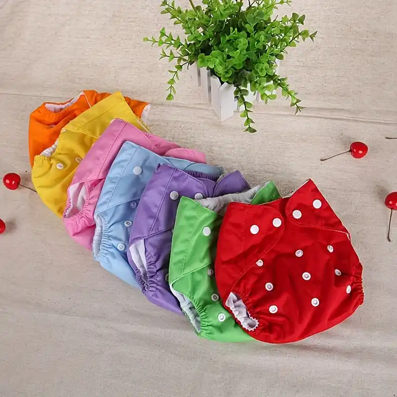 Breathable Cotton Reusable Training Pants Waterproof Washable Cloth Diaper