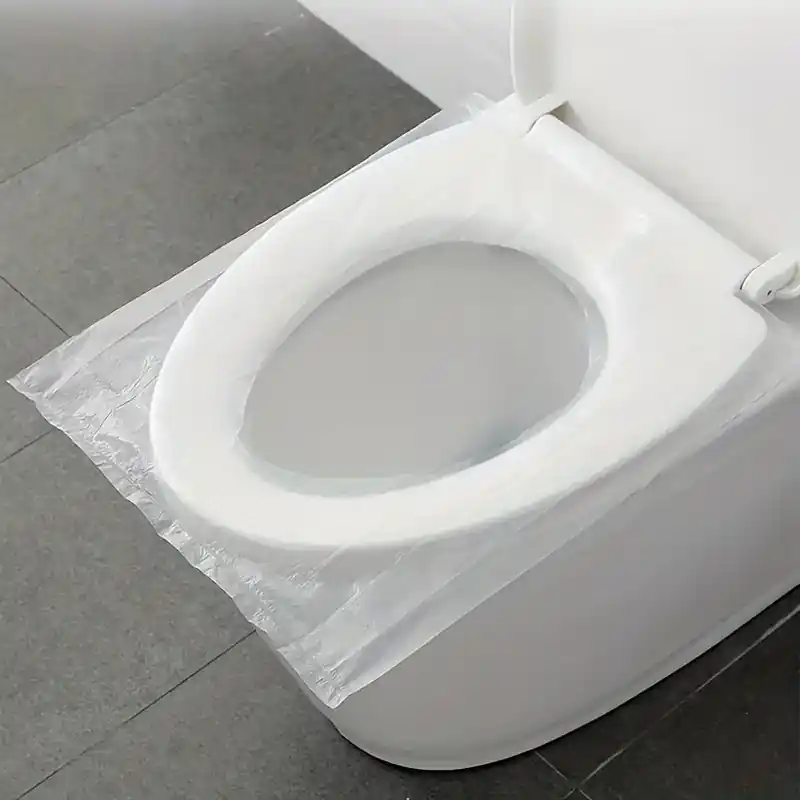 50pack Portable Travel Toilet Seat Covers Waterproof Disposable