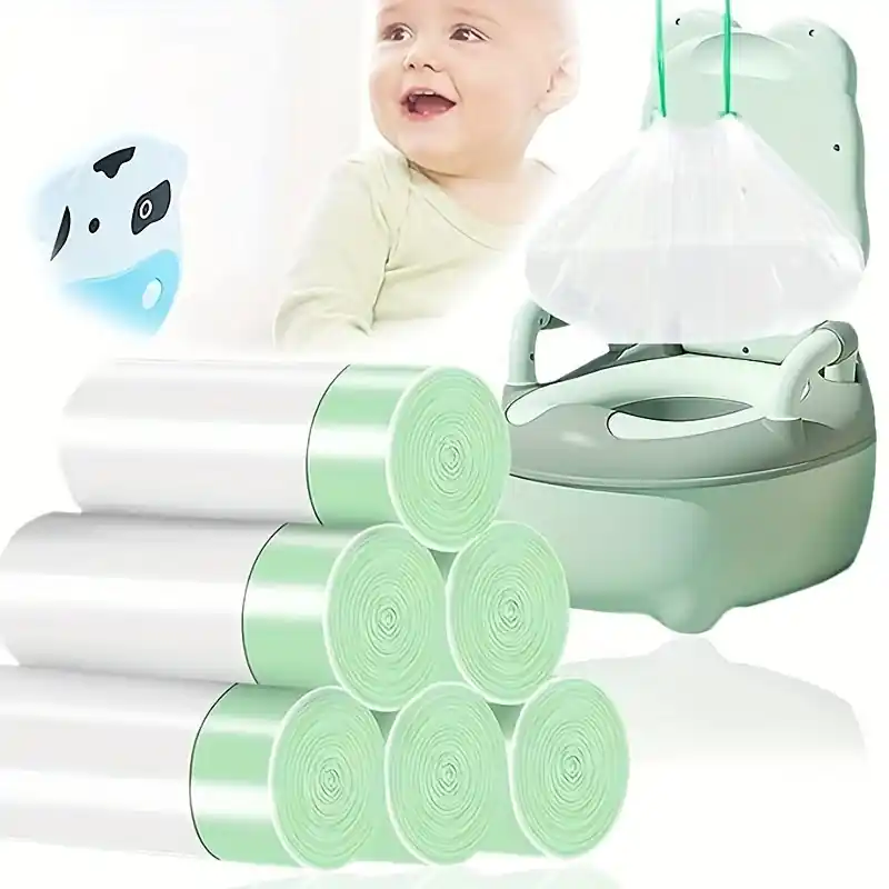 Disposable Potty Chair Liners 100pcs Easy Clean Kids Toilet Training Bags