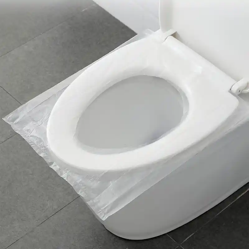 50pcs Disposable Travel Toilet Seat Covers Germ Protection Large Potty