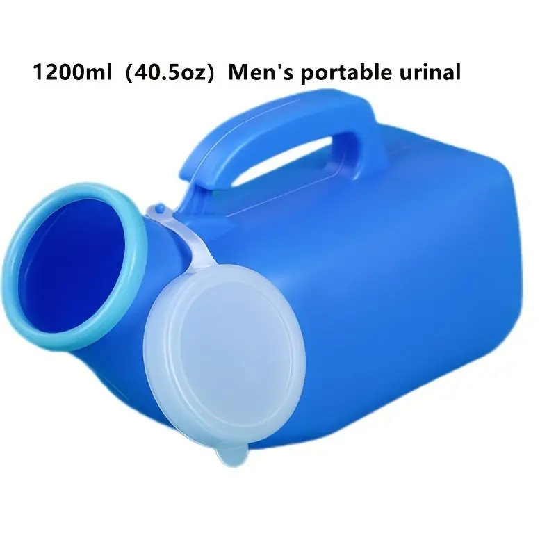 Portable Car Urinal Bottle For Men Elderly Travel Potty With Lid