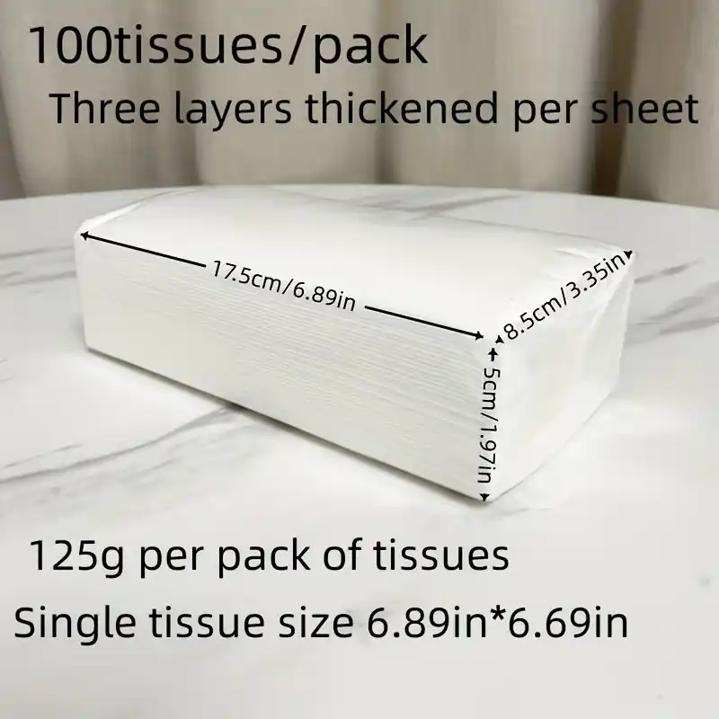 3ply Soft Facial Tissues 100 Sheetspack Ideal For Hotels