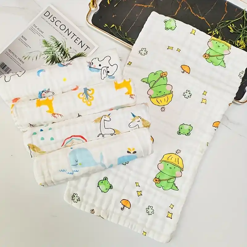 6layer Cotton Gauze Bath Towel For Infants Newborns And Kids