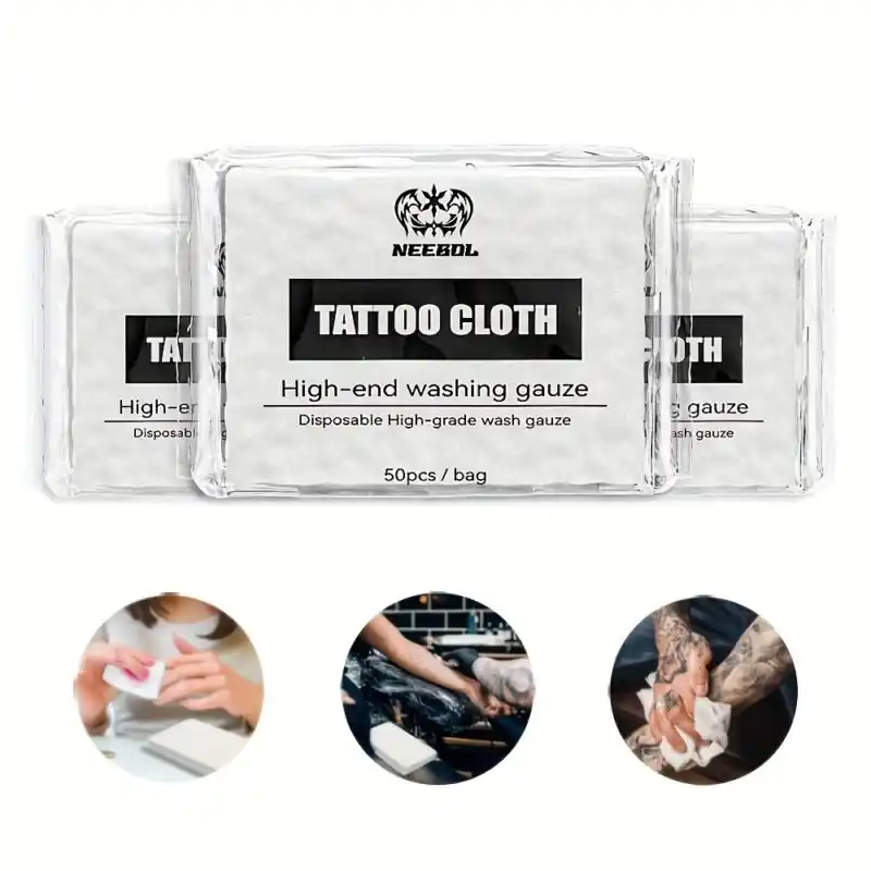 Tattoo Removal Wipes Dry Towel Tissue For Body Art Spa Home Use