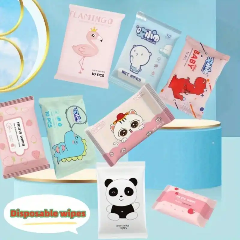 20pcs Disposable Cleaning Wipes For Indooroutdoor Use Ideal Travel Essentials