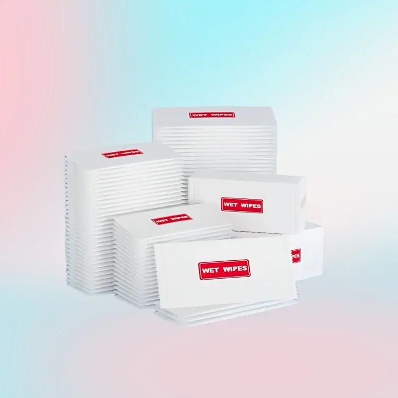 20pack Unscented Disposable Nonwoven Travel Hand Wipes Individually Wrapped