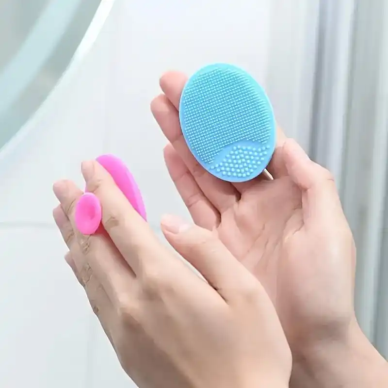 Silicone Baby Bath Brush Skinsoother Massage Scrubber Essential For Mothers