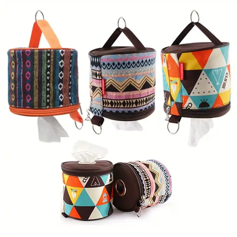 Portable Folding Toilet Paper Holder For Camping Hiking Picnic