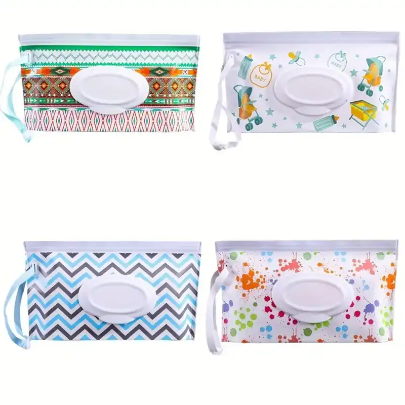 1pc Reusable Wipes Bag With Waterresistant Design And Window Extractor