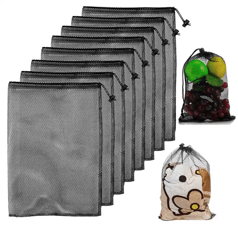 Durable Nylon Mesh Bag For Swimming Camping Travel Beach Toys