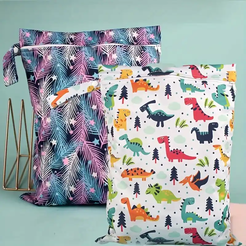 Waterproof Diaper Bag Washable Stroller Storage Travel Wetbag Christmas Mom Gift