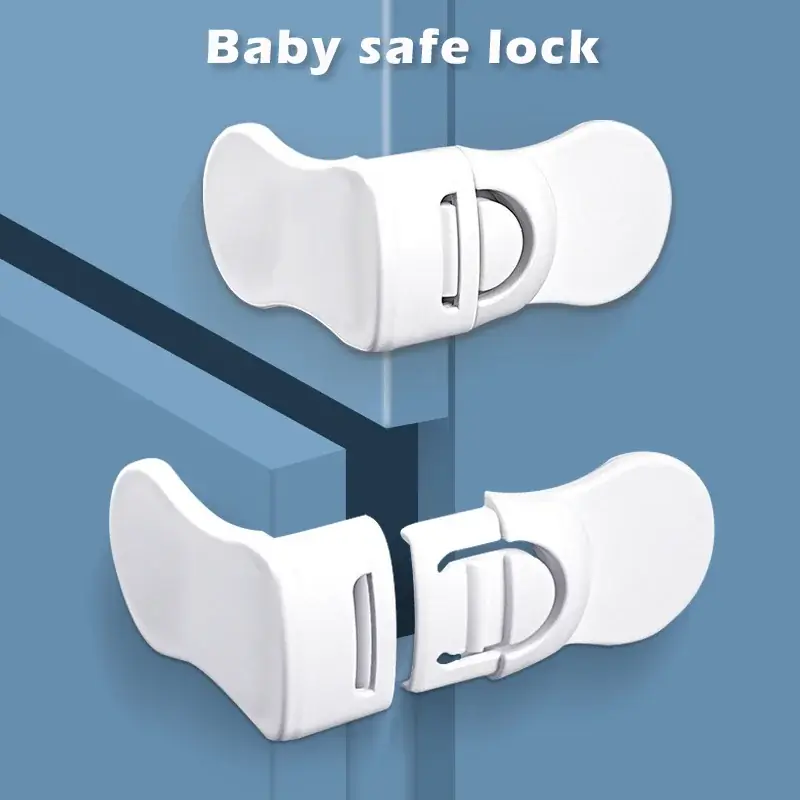 5pcs Child Safety Locks For Cabinets Drawers Fridge Easy Installation