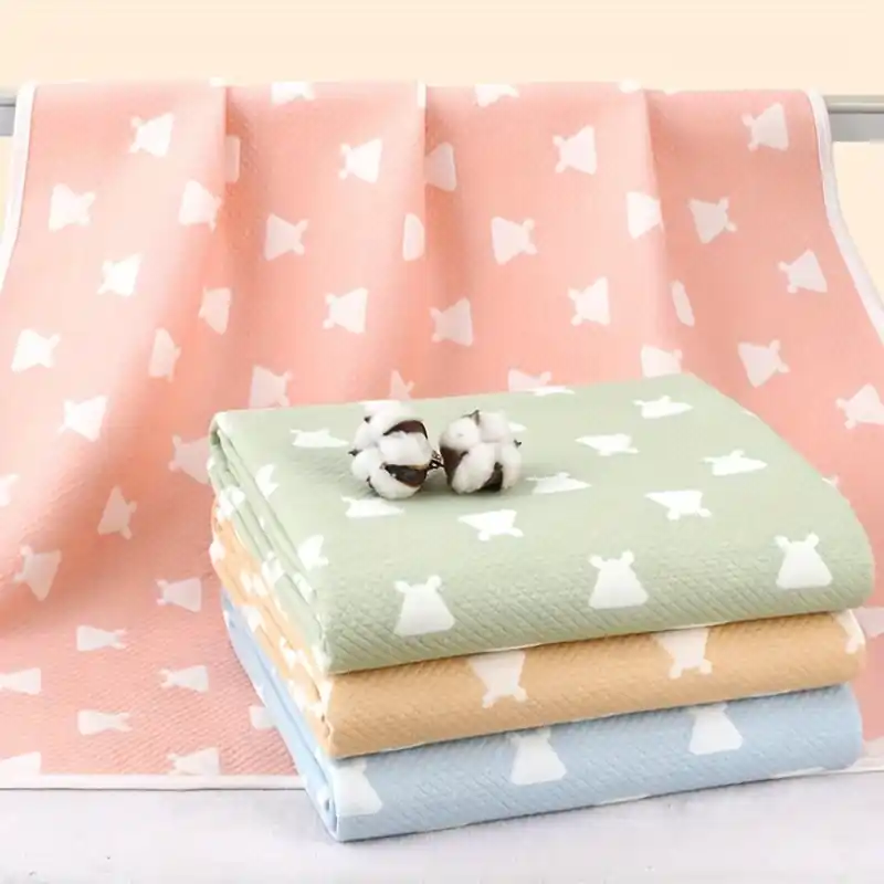 Waterproof Washable Reusable Diaper Changing Pad With High Absorbency