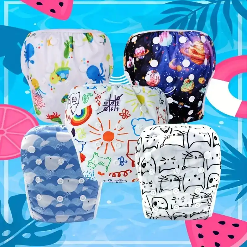 Adjustable Reusable Baby Boy Swim Diaper Ideal Shower Gift