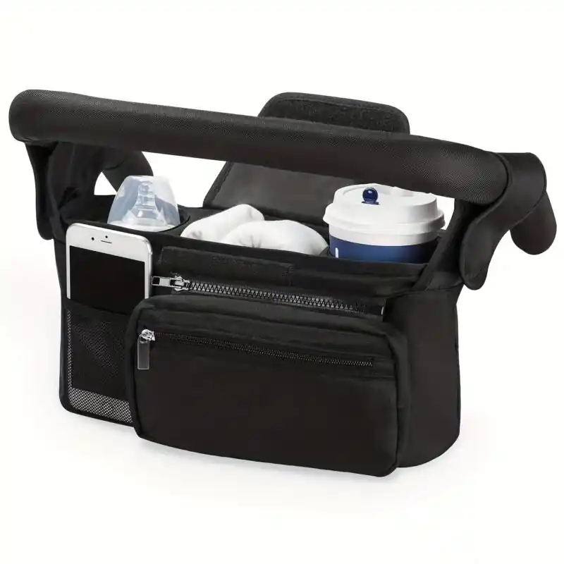 Spacious Stroller Organizer Bag Stylish Storage Ideal Holiday Gift