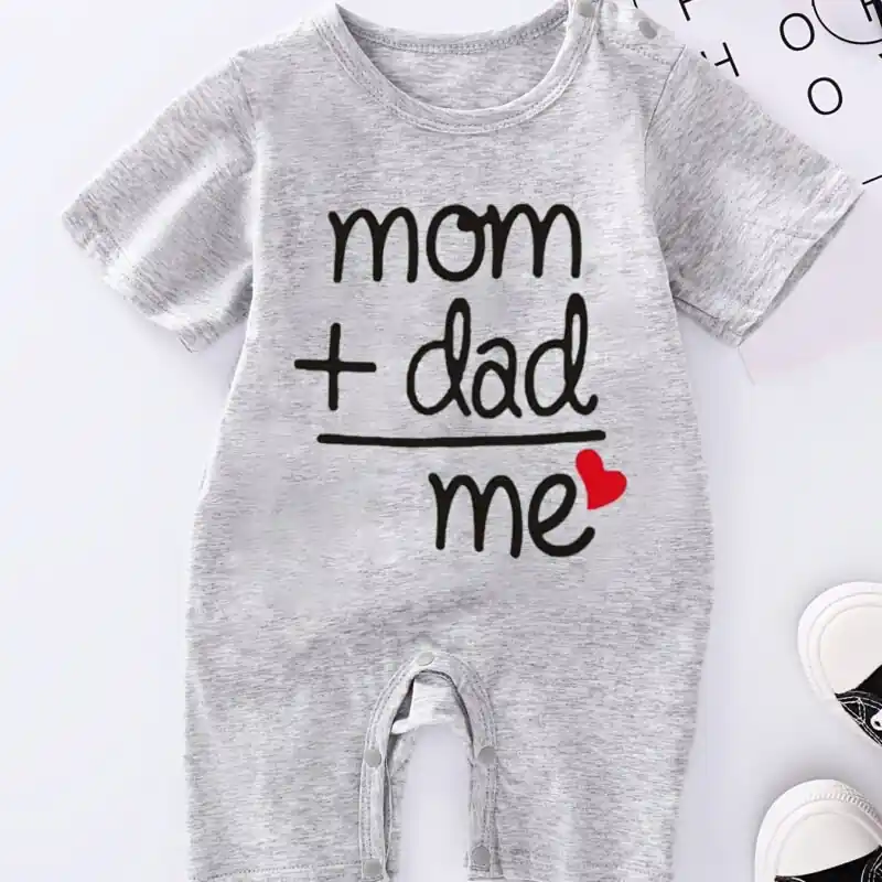 Unisex Cotton Baby Romper Short Sleeve Newborn Jumpsuit Onesie Clothes