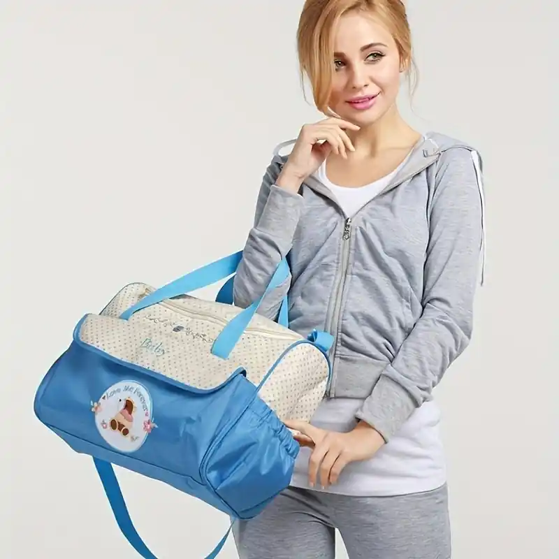 Multifunctional Large Capacity Mommy Diaper Bag Waterproof Fashionable Ideal Holiday Gift