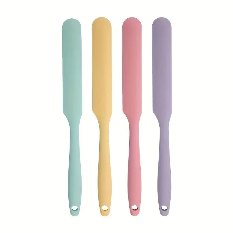 Silicone Heatresistant Jar Spatula For Baking Cake Cream Butter Scraper Tool