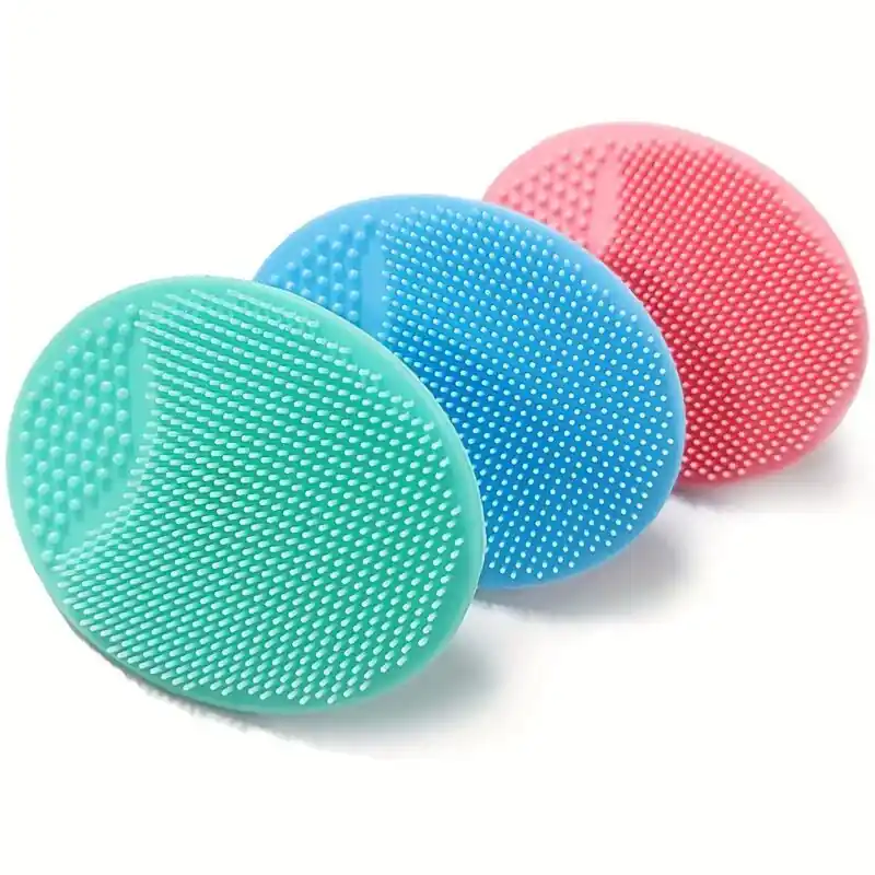 Silicone Baby Bath Brush For Eczema Dry Skin Cradle Cap Exfoliation