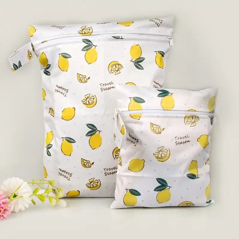 2piece Set Reusable And Washable Waterproof Cloth Diaper Nappy Bags
