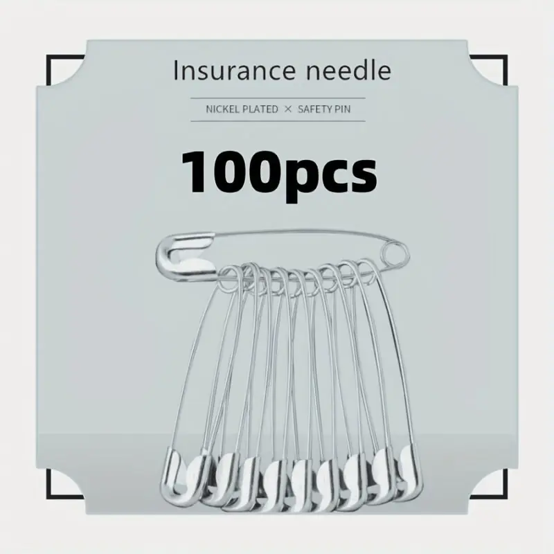100pcs Multisize Safety Pins Bulk For Sewing Craft Clothing Accessories