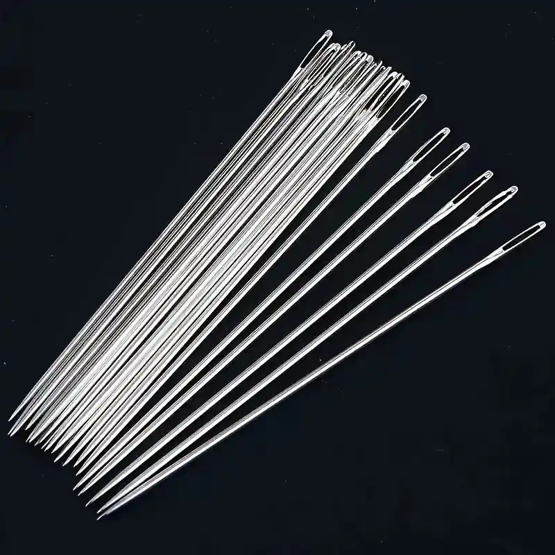 40pcs Hand Sewing Set Big Eye Needles Thimble Threader Kit