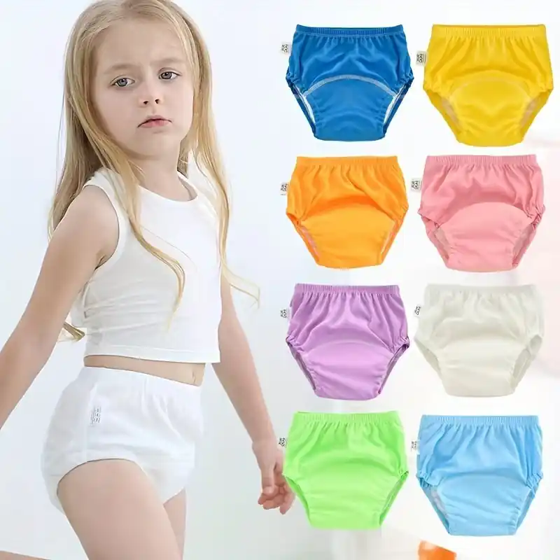 6layer Cotton Cloth Diapers Breathable Soft Ideal For Baby Training