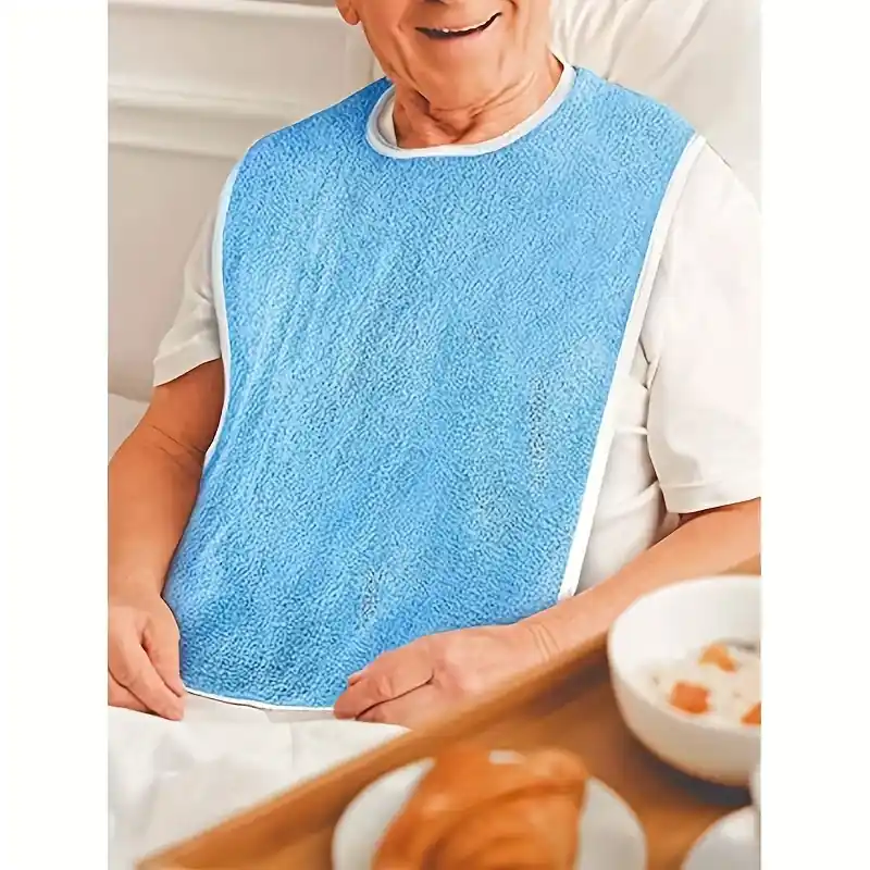 Adult Unisex Waterproof Antistain Eating Bib For Messfree Dining