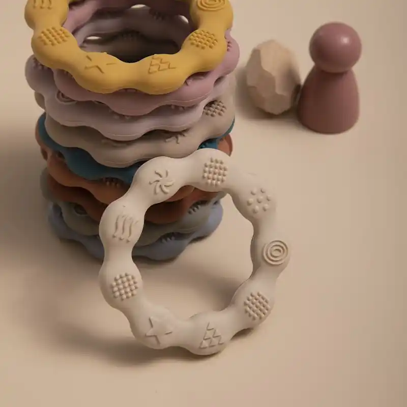 Newborn Silicone Teething Toy Perfect Holiday Gift For Babys First Christmas