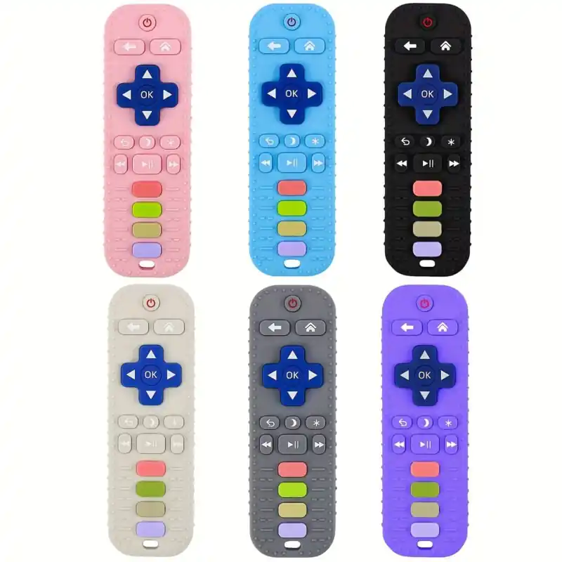 Bpafree Silicone Baby Teether Toy Remote Control Shape For 612 Months
