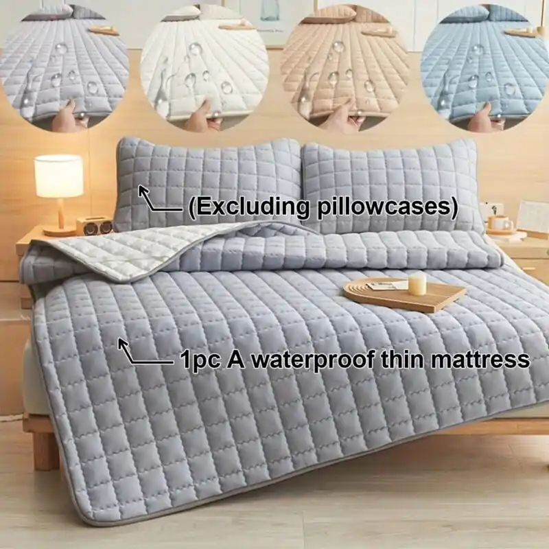 Waterproof Warm Diaperproof Soft Mattress Protector Cover Foldable Bedding