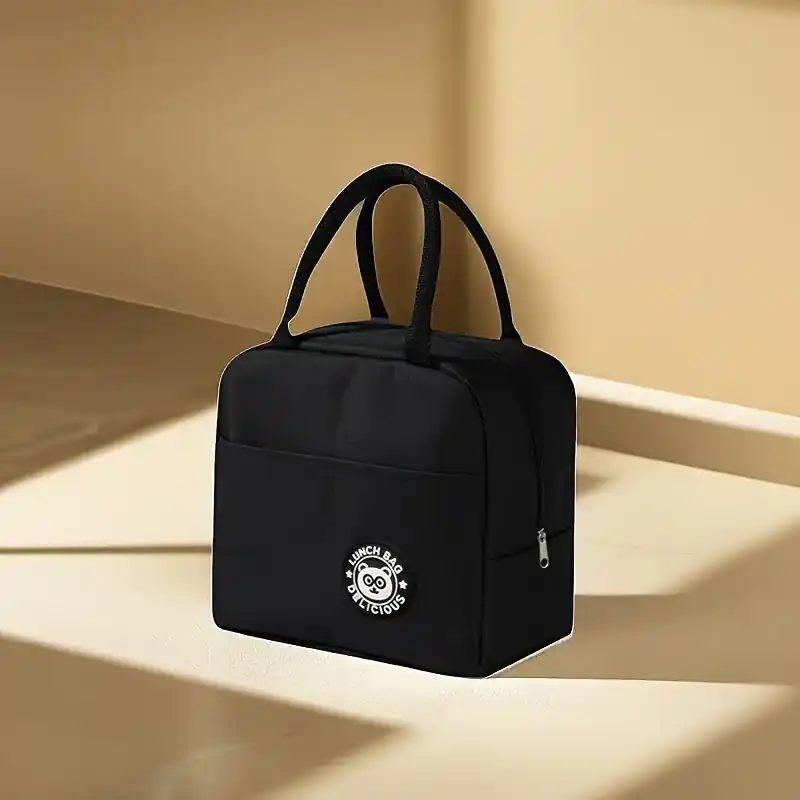 Large Capacity Insulated Lunch Bag Portable For Travel Commuting