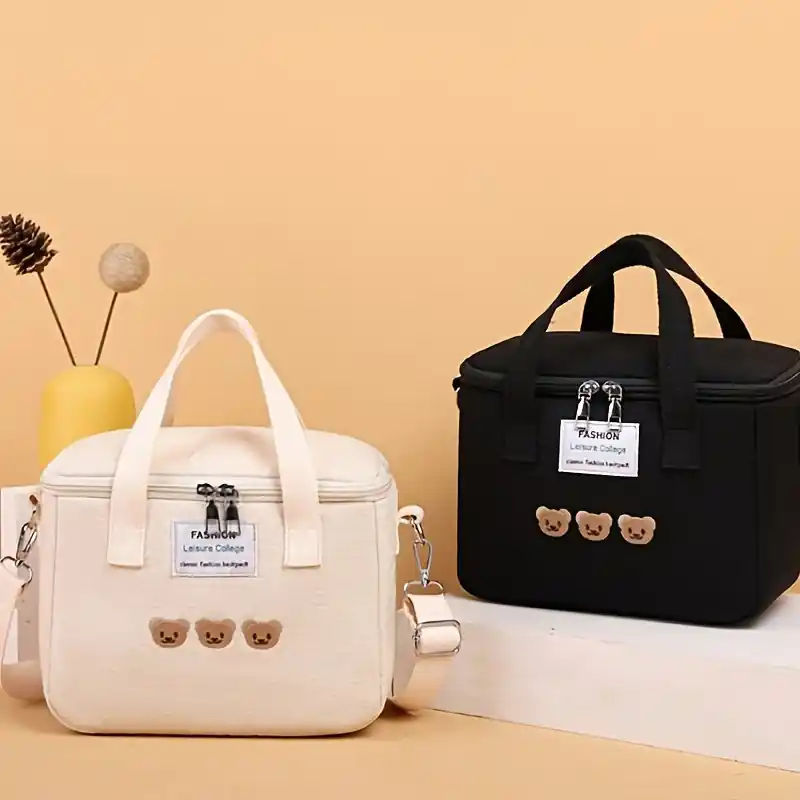 Largecapacity Insulated Lunch Bag With Lunch Box Perfect Gift For Students