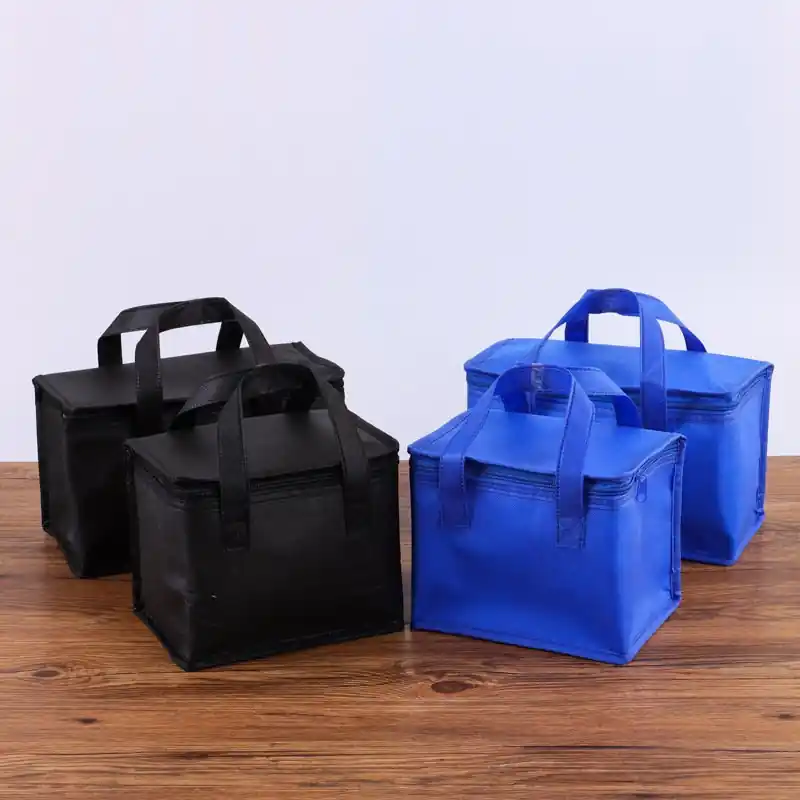 Portable Insulated Cooler Bag Aluminum Foil Keeps Food And Drinks Fresh