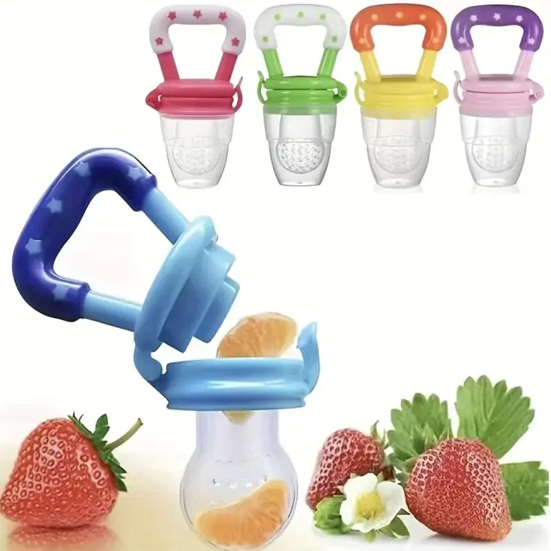 Silicone Fresh Food Feeder Pacifier 1pc3pcs Fruit Vegetable Baby Feeding Tool