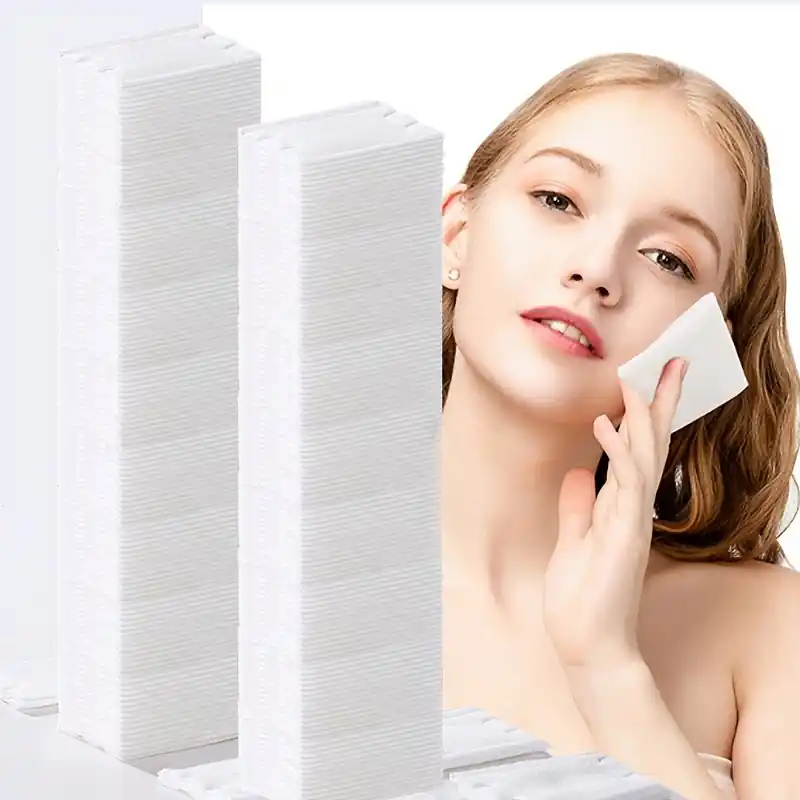 Soft Microfiber Disposable Makeup Remover Pads Gentle Facial Cleansing Cotton 50100pcs